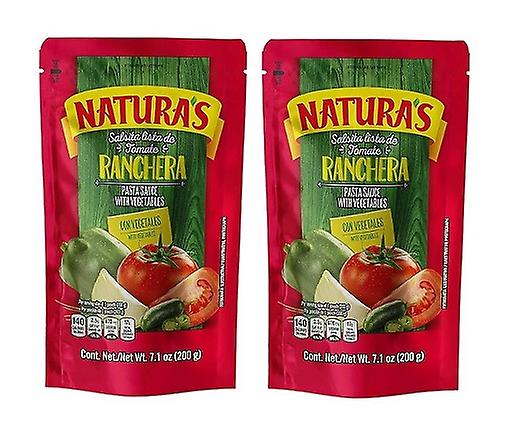 Natura's Ranchera Style Pasta Sauce Salsa de Tomate Pasta 2 Pack