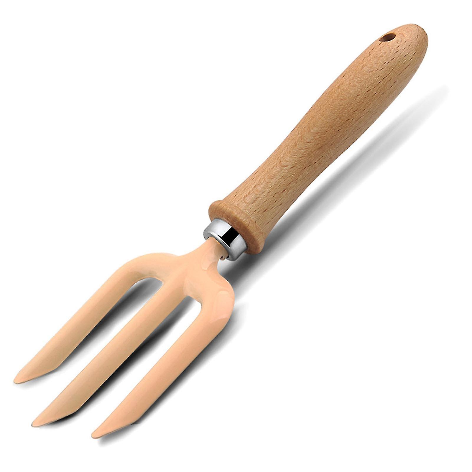 Little Gardener Tool Set Colorful Safe Tools With Wood Hand Shovel Rake Fork Set For Flowers Succulent Tranplanting Hao