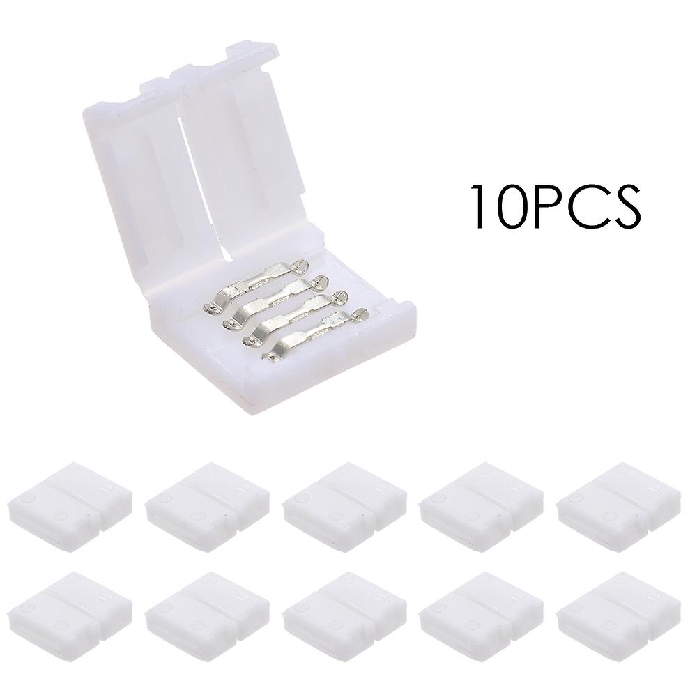 4 Pins RGB LED Strip Connector Quick Splitter 10 Pack White