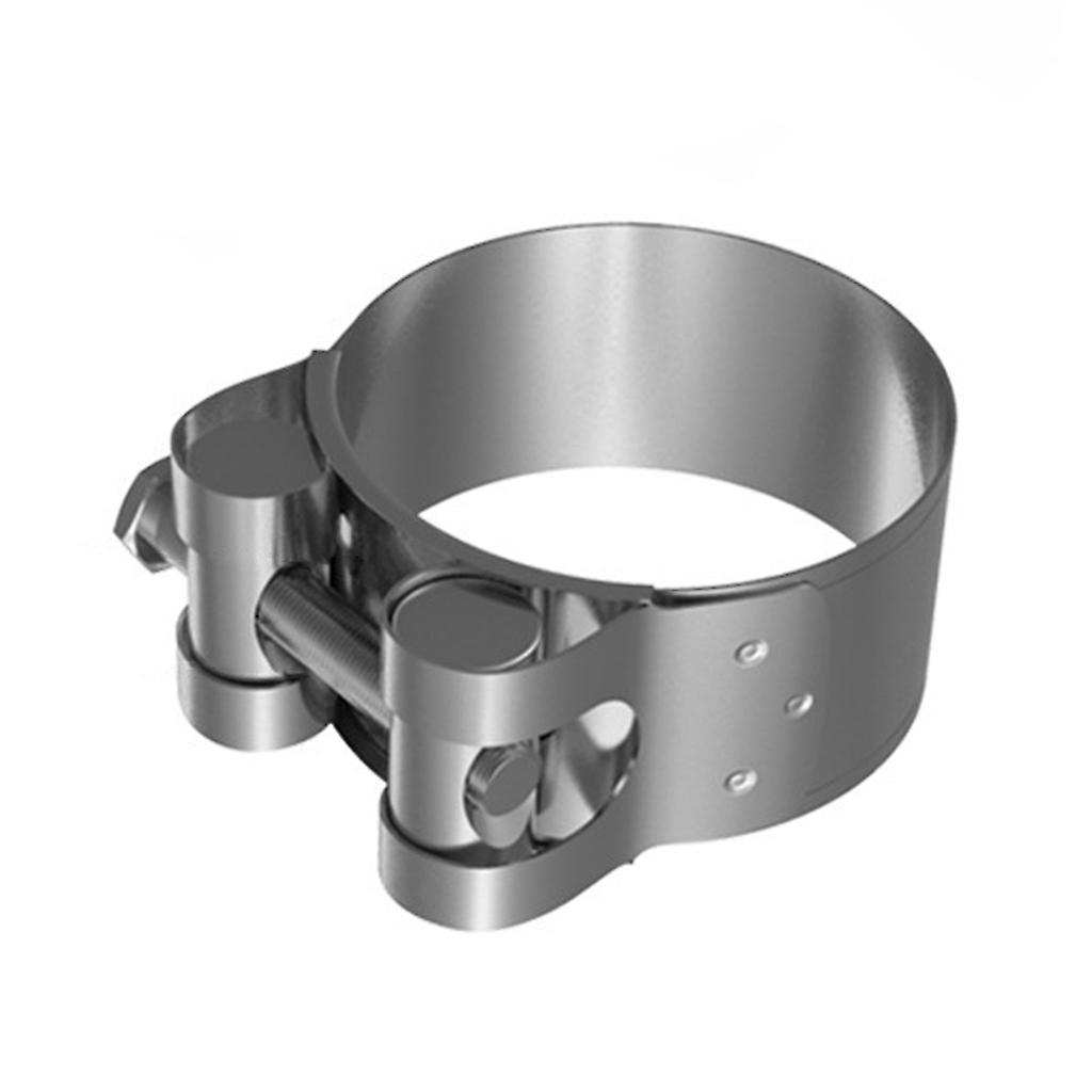 2 حزمة مريحة أنابيب العادم المشابك الفولاذ المقاوم للصدأ العادم المشابك دائم