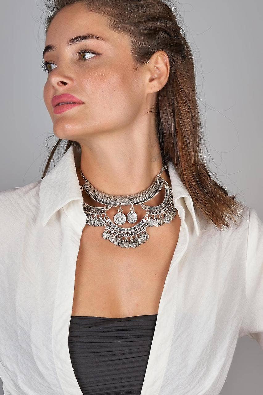 ZeyDor Mini Sequential Lira Bohemian Necklace 6114