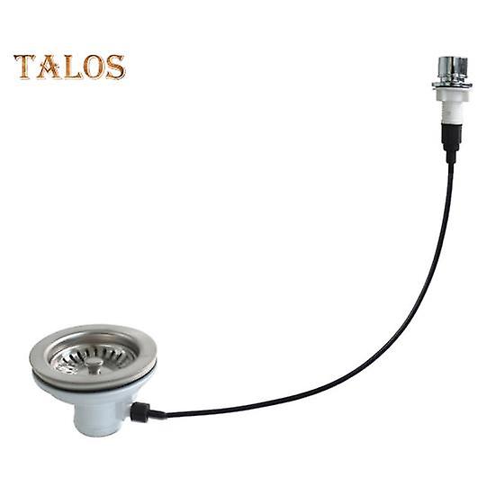 Kitchen Sink Strainer Basket Easy Clean And Install Fits Various Sinks Chrome Efficient Sink Drain Kit for Home Bathroom School Drainage Solution