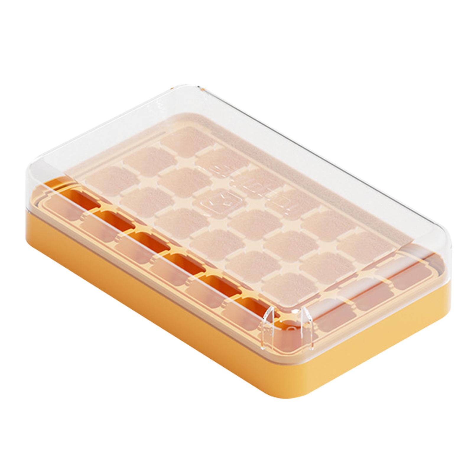 Ice Cubes Making Molds with Clear Cover Sturdy Easy Cleaning Ice Maker for Whiskey Cocktail