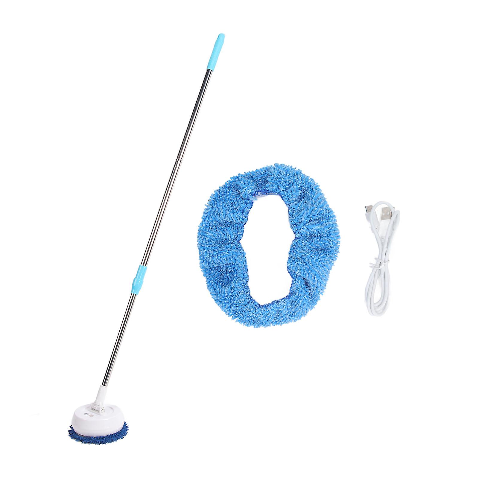 Cordless Electric Mop Electric Spin Mop 180 Degree Rotation for Hardwood Tile Floors Quiet Cleaning Telescopic Rod Up to 9.8ft