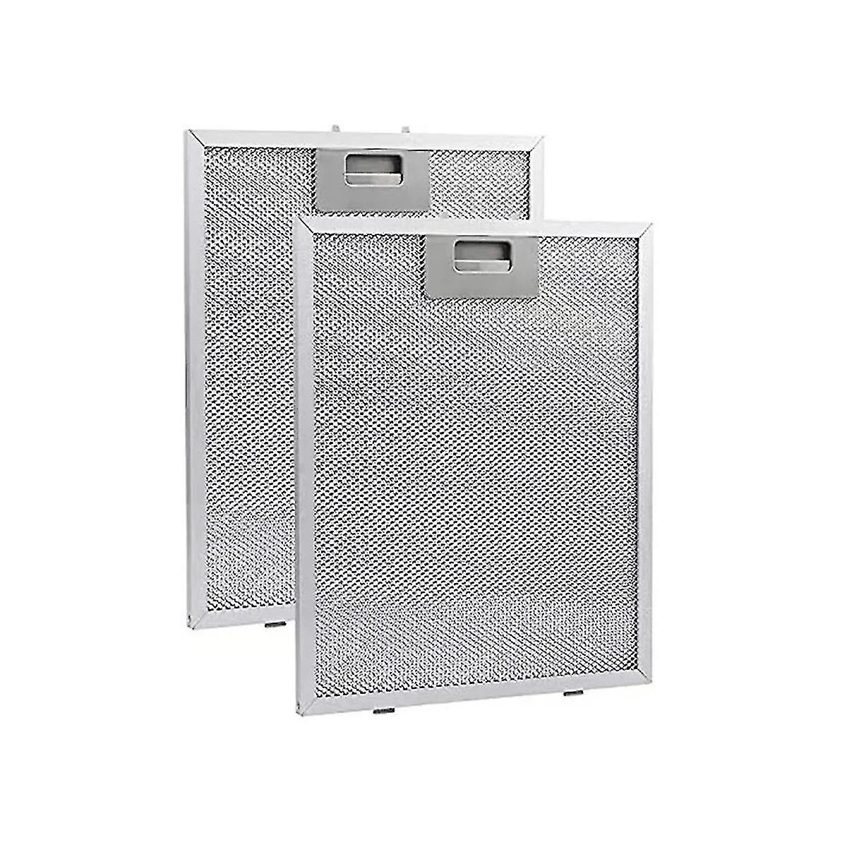 2pcs טווח קולט אדים מסנן כיריים מסנן שומן מסנן מטבח אוורור אוורור אלומיניום