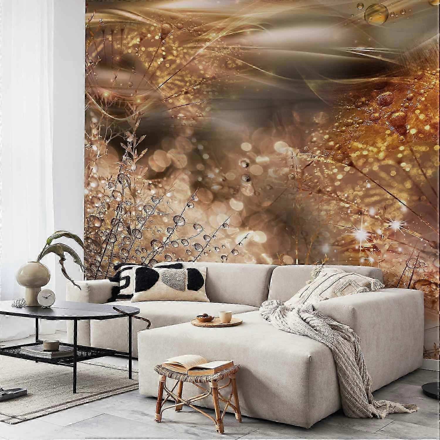 Wall Mural - Dandelions' World (Gold)