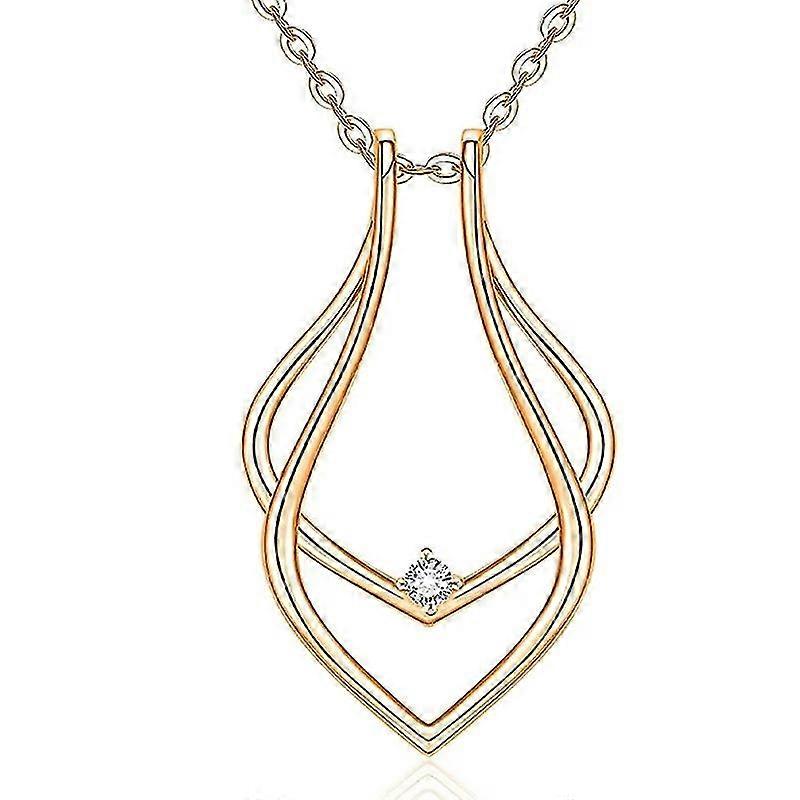 看護師の労働者のための女性のガールフレンドリングキーパーネックレス幾何学的なペンダント