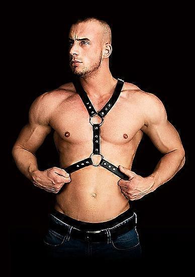 Men's Chest Harness With Centre Strap - Thanos