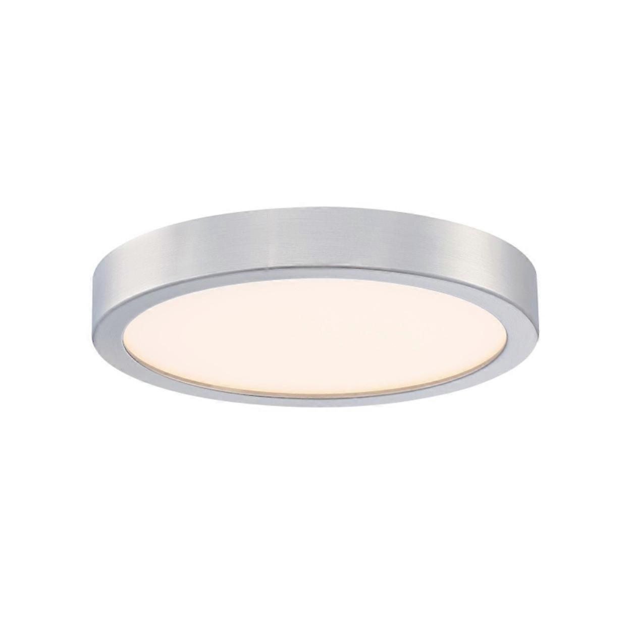 LED Deckenleuchte Flat Nickel / Acryl 21 cm