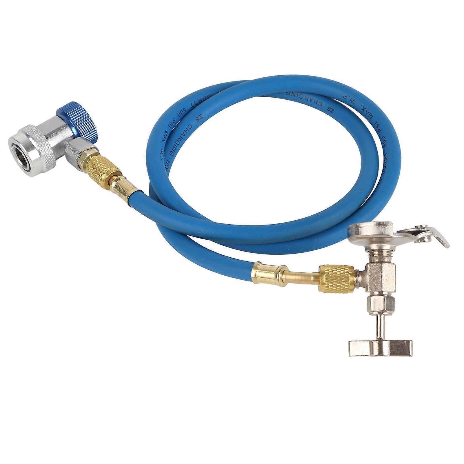 R134a Refrigerant Recharge Hose Gas Can Fitting Pipe Can Tap for R502 R-12 R-22 Refrigerant