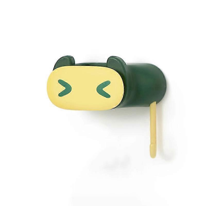 Jianghuo 3 יחידות אחסון מוצרי בית מגב וו תלייה אמבטיה מדבקת קריקטורה וו צינור דביק מגב מחזיק מגב קליפ פריטים ביתיים