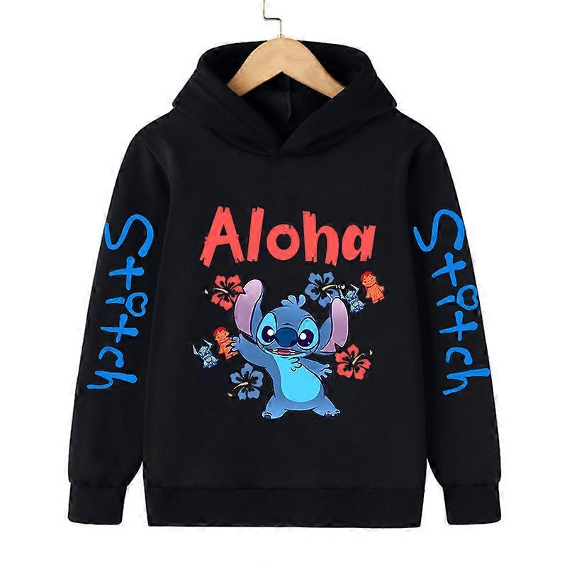 Cool Stitch Hoodie Children Cartoon Clothes Kid Girl Boy Lilo and Stitch Sweatshirt Manga Hoody Baby Casual Top