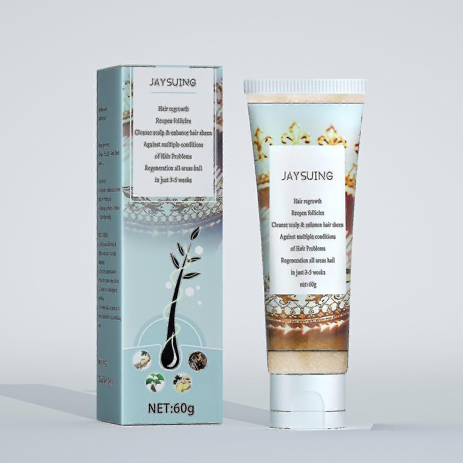 Jaysuing Bylinný růstový vlasový peeling Prevence růstu pokožky hlavy Kondicionér na vypadávání vlasů Šampon 3792039795626