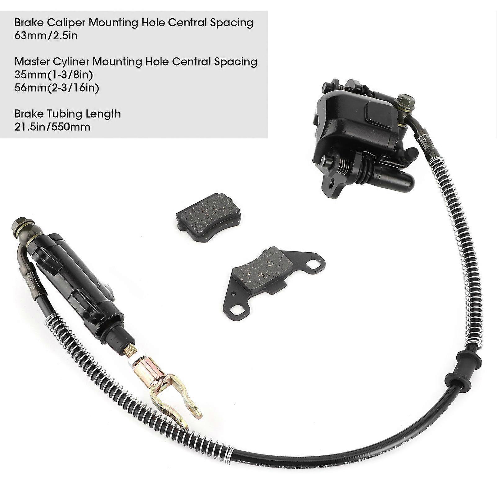 リアブレーキマスターシリンダーキャリパーアセンブリ50cc125ccATVオールテレーンビークルに適合