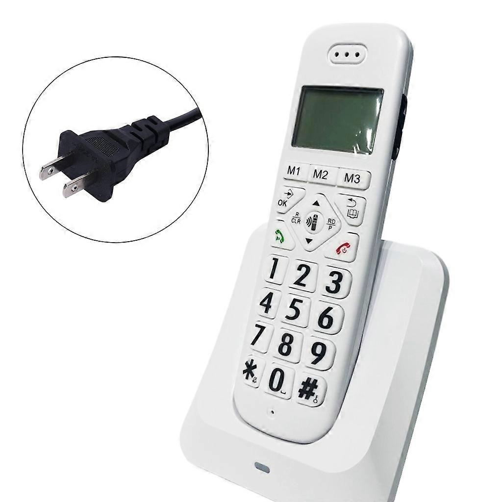 D1011 Cordless Telephone Large LCD Big Buttons with CallerID Storage Redials