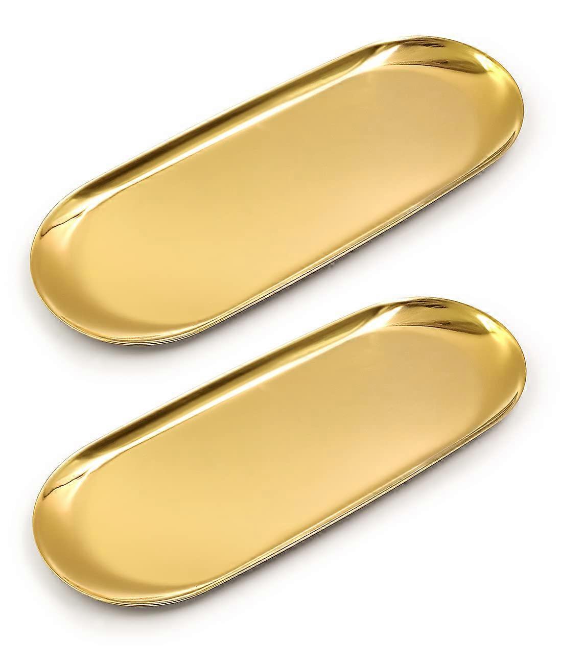 goldene Platte serviertabletts Buffet Platte schmuckstnder