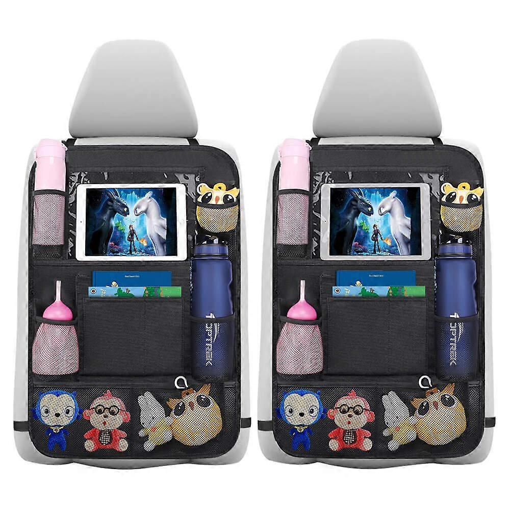 Car Backrest Protector Large Car Back Seat Organizer compatible with Kids, Oxcompatib