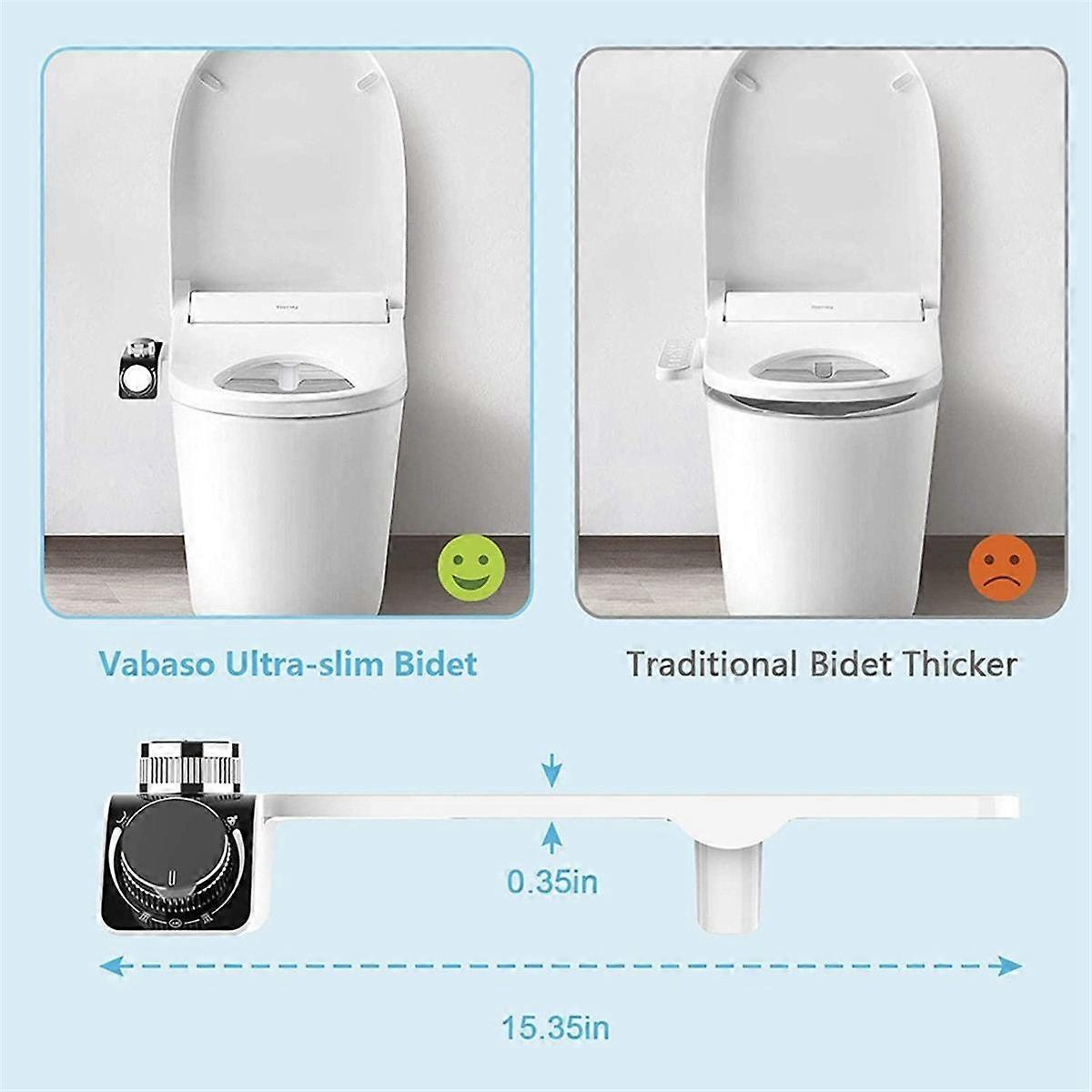 Bidet multifonction à double jet chaud et froid, installation simple, sans électricité, siège de toilette intelligent