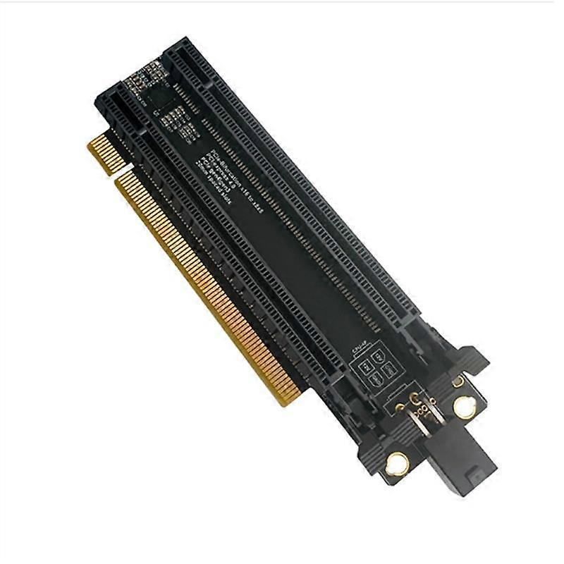 Scheda di espansione PCI-E 4.0 X16 da 1 a 2 Gen4 Scheda divisa Biforcazione PCIe da X16 a X8X8 con S distanziato di 20 mm