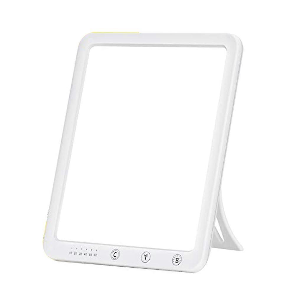 Light Therapy Lamp, 10000 Lux Sun Lamp,Touch Control,Adjustable Brightness Levels ,with Large Size Screen Adjustable Brightness, Timer Function for Ho
