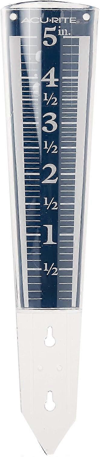 " Capacity Easy-to-Read Magnifying Acrylic, Blue (00850A3) Rain Gauge