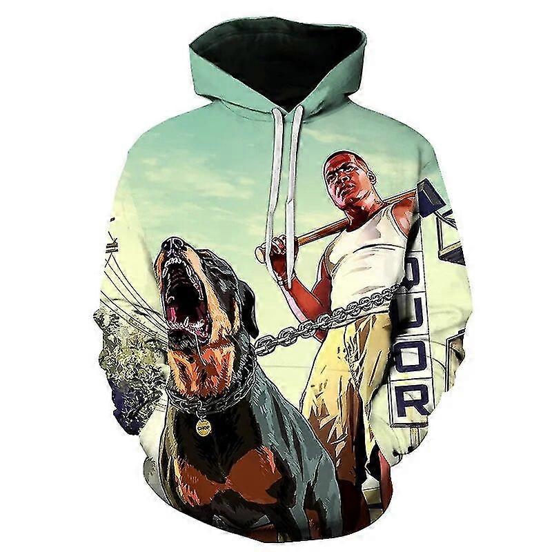 Autunno 3d Grand Theft Auto Series Felpa Stampata Moda Casual Delle Donne Y2k Felpe Con Cappuccio Top