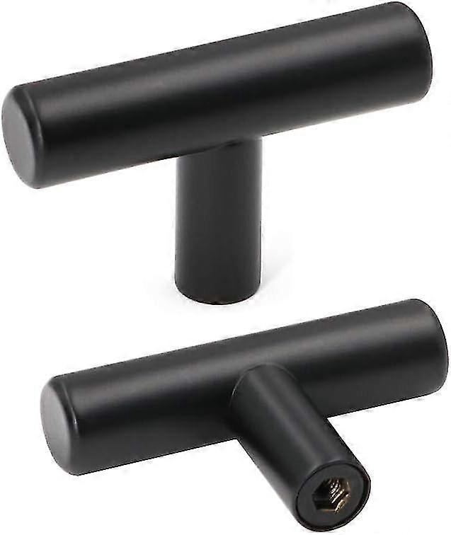 Kitchen Cooking Knobs Black Drawer Knobs 5 Pack - Modern Cupboard Knobs Black Cabinet Knobs Cabinet Hardware