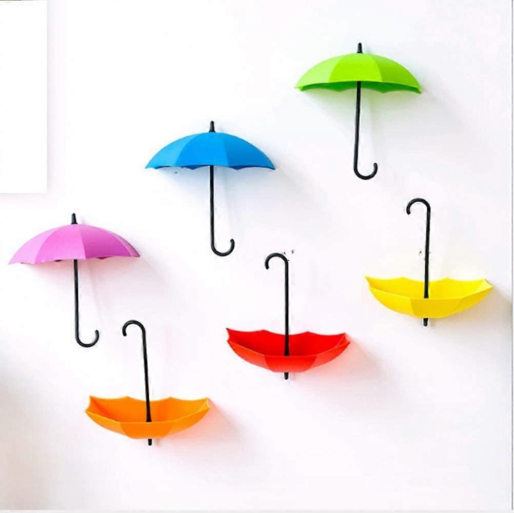 2024  Set of 6 Self-Adhesive Wall Hooks for Home / Office