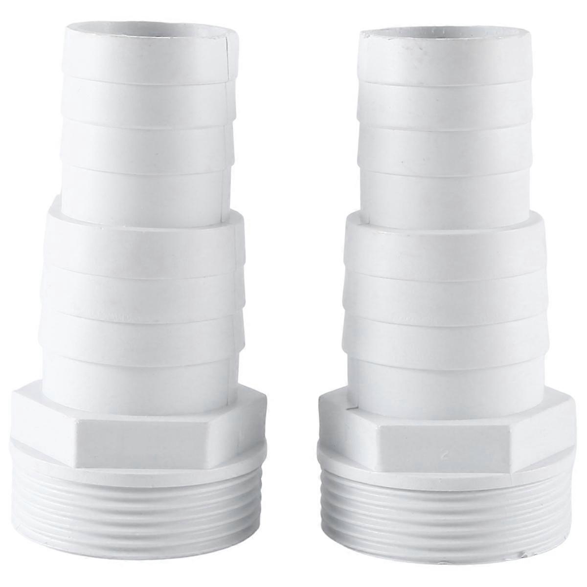 Adaptateur de tuyau 2 pièces 1-1/2 pouce et 1-1/4 pouce mâle 3 voies raccord de tuyau de laveuse pour spas piscine P