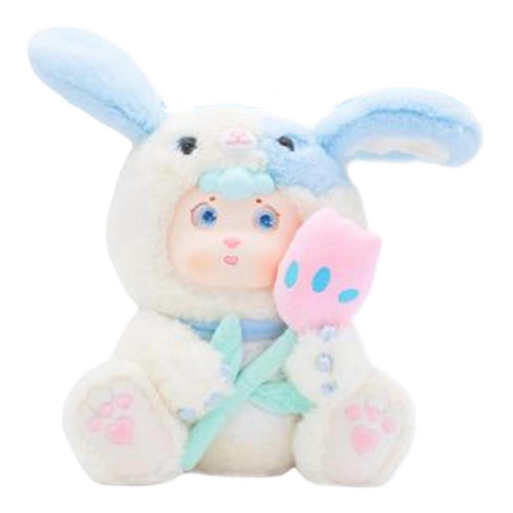 Cartoon Plush Lamb Doll Soft Stuffed Hugging Pillow Birthday Gift for Children