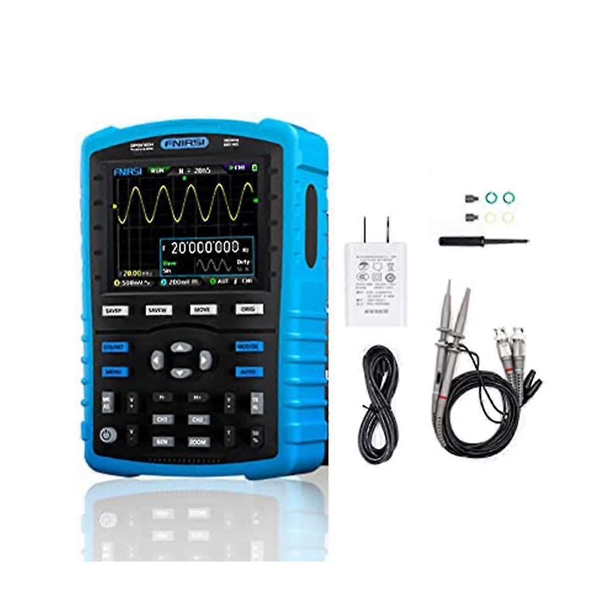 Dpox180h Handheld Phosphor Digital Oscilloscope 180mhz -3db 50000wfms/s Dual Channel 20mhz Signal Generator Us Plug