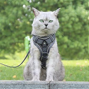 Pet chest strap vest leash Leash leash leash leash leash leash Small dog pet supplies about 6 to 9 kg (with reflective strip),2024 Ping