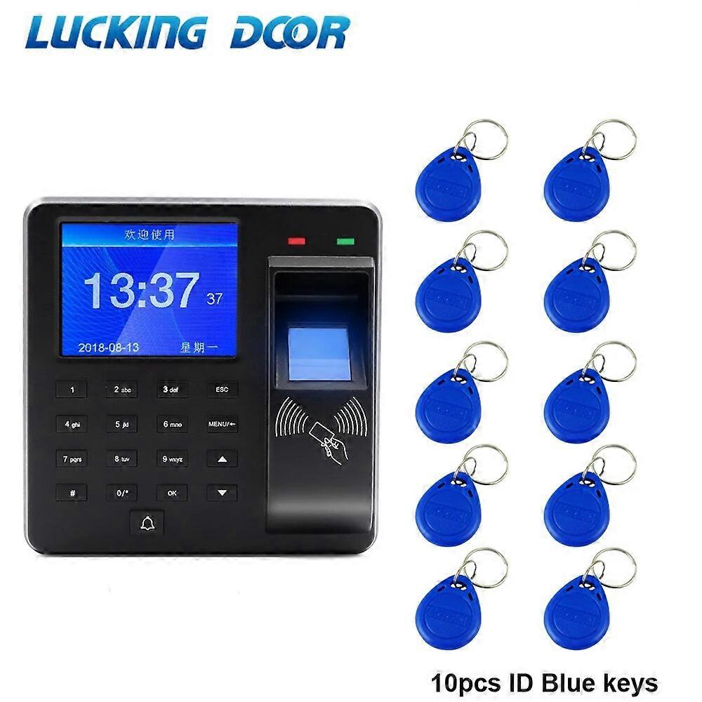 M10 Biometric Fingerprint Access Control Intercom Machine Digital Electric Access System For Door Lock Keys Tags