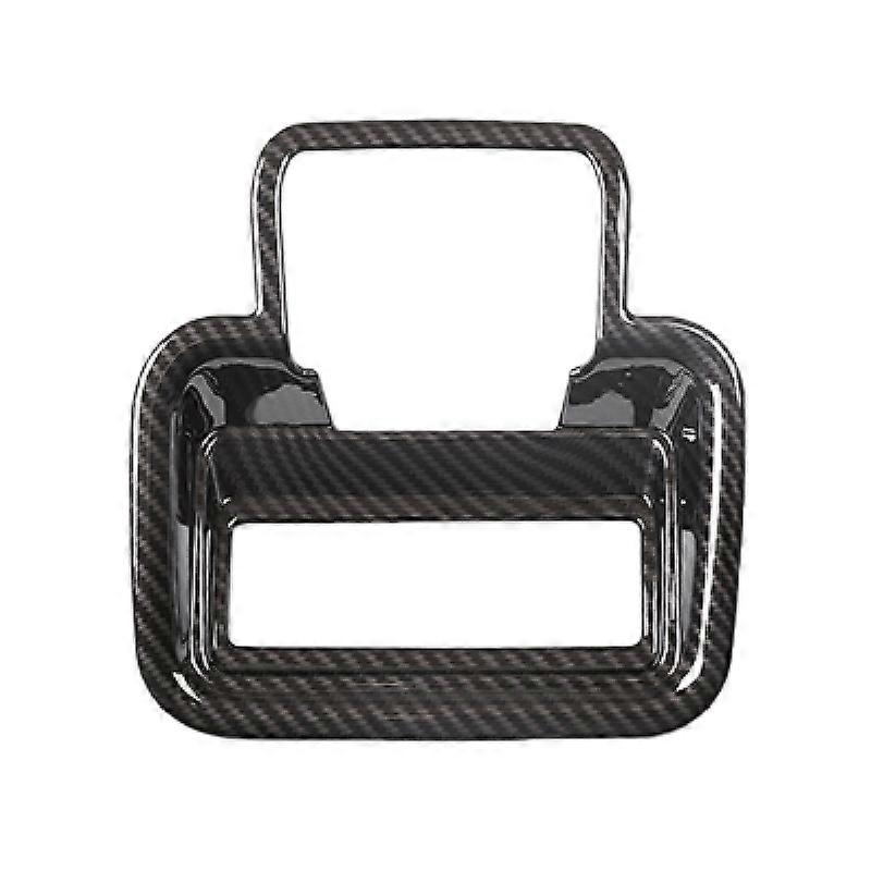 Carbon Fiber ABS Electric Switch Decorative Frame Electronic Handbrake Cover for E-PACE E PACE 2018