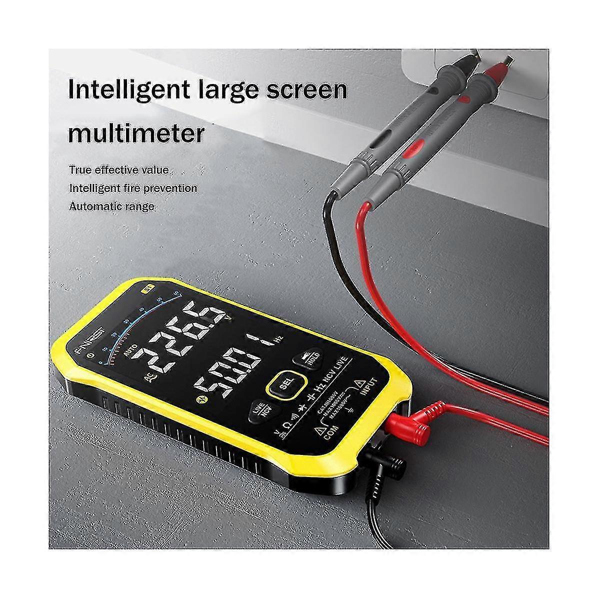 S1 Smart Digitale Multimeter 9999counts Ac Weerstand Capaciteit Diode Ncv Hz Live Wire Display Te