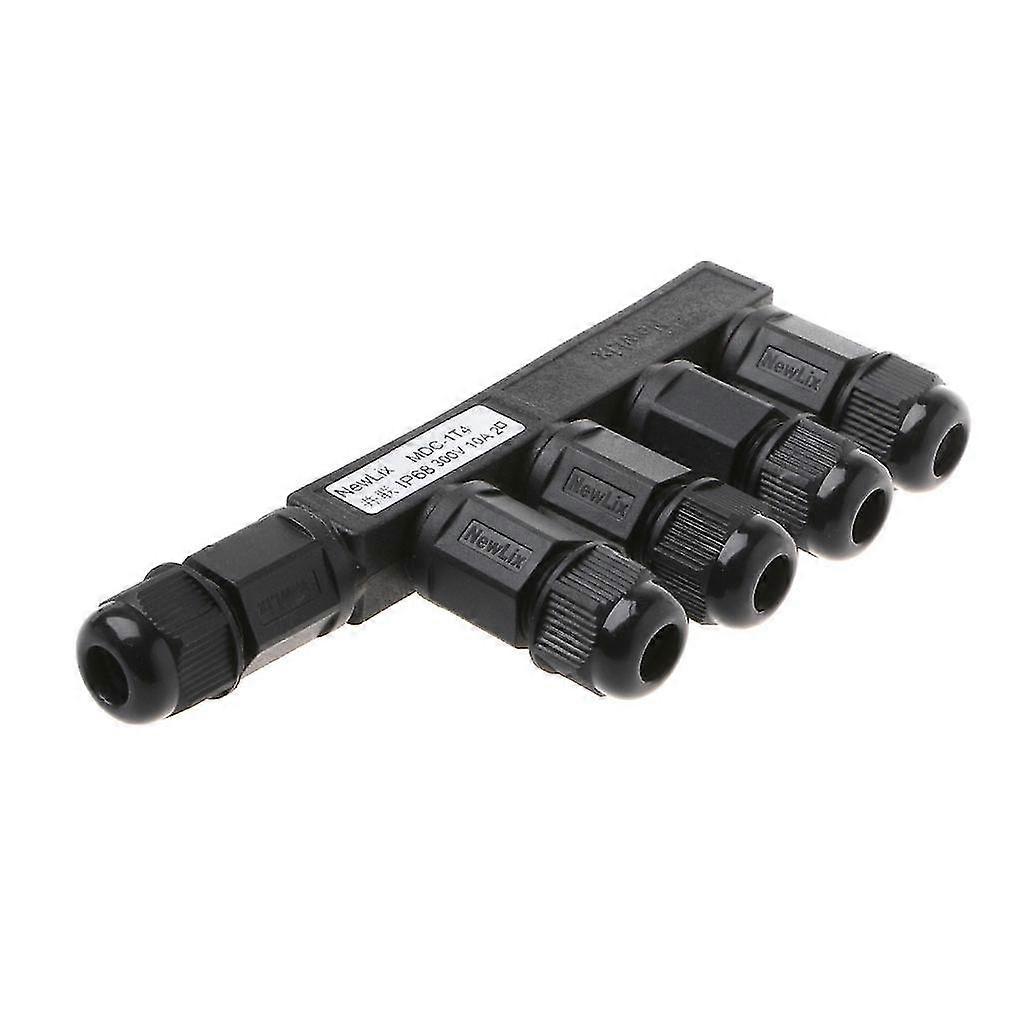 Ip68 waterdichte elektrische schroef connector plug socket draad adapter 2 pin 3 pin