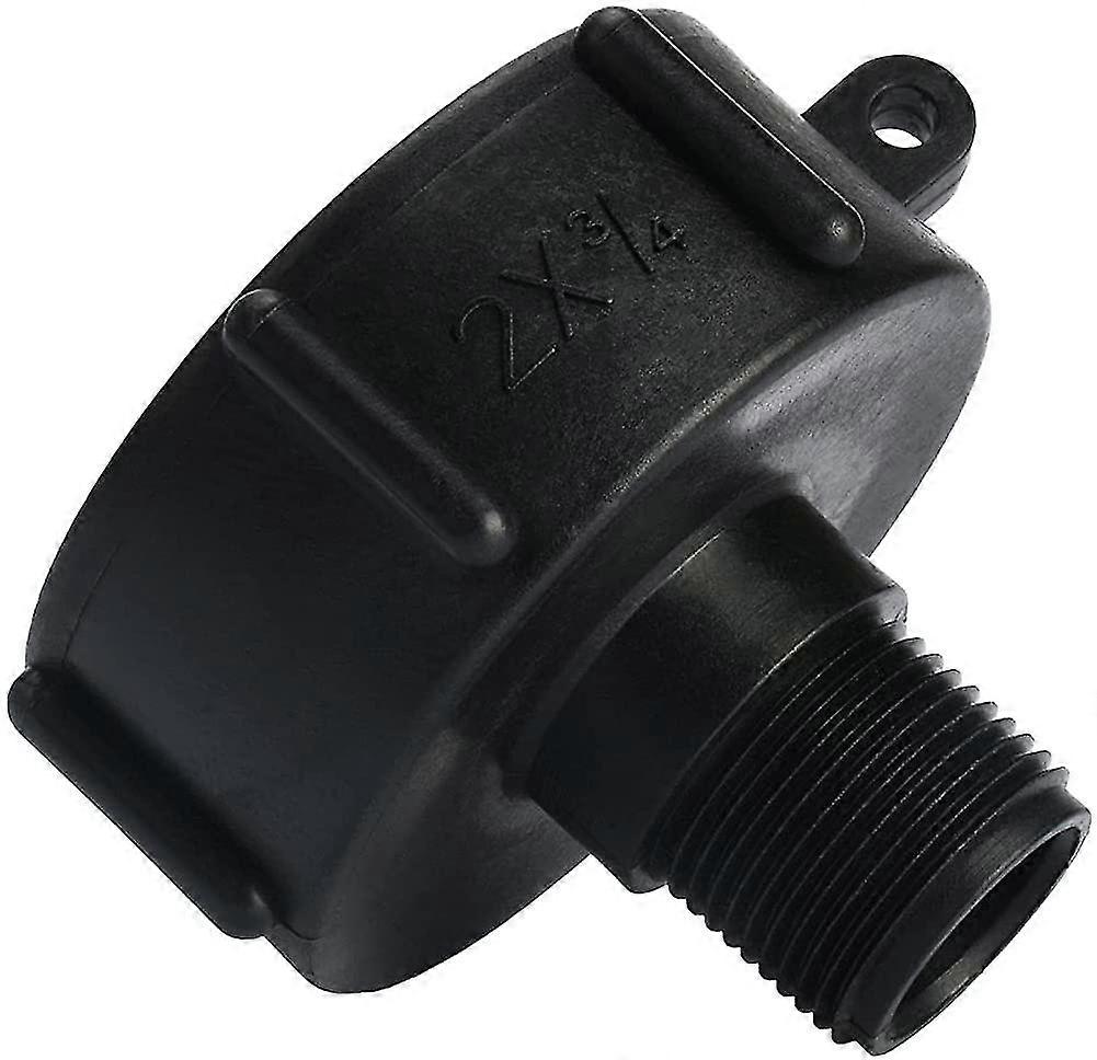 Ibc Tank Adapter Plastic Hose Connection S60x6 Coarse Thread Cap On 3/4 "faucet