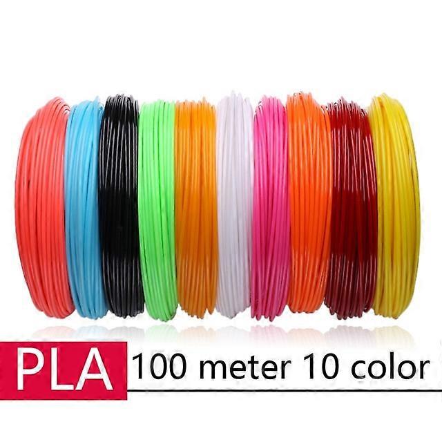 JWL-Rolls ABS PLA Plastic for 3d pen 100 meter Colorful filament 3d handle set refill plus for print kids birthday gifts