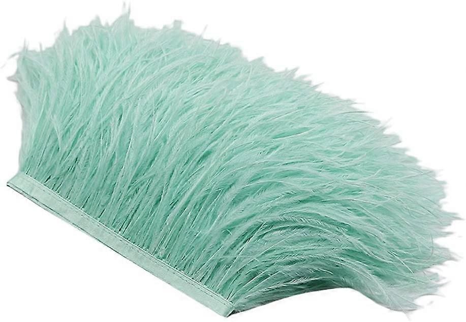 Hellery väri 1 piha strutsin höyhenhapsut tee-se-itse-ompeluun käsityökoristeluun vaalean violetti