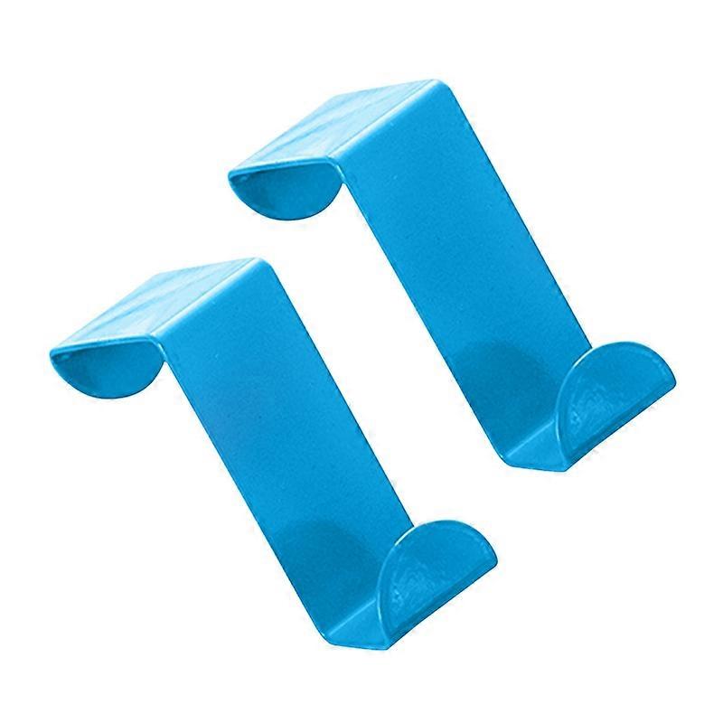2Pcs Hanger Hook S Shape Not Easy Fall Off Stainless Steel Storage Hanging Hook for Bathroom
