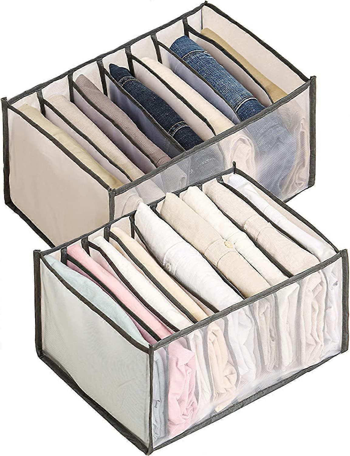 Clothes Drawer Organizer,7+9 Grid