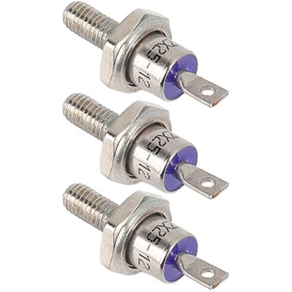 Spiral Rectifier Diode Kit 3pcs Standard Size Spiral Rectifier Diode For Replacement (anode)