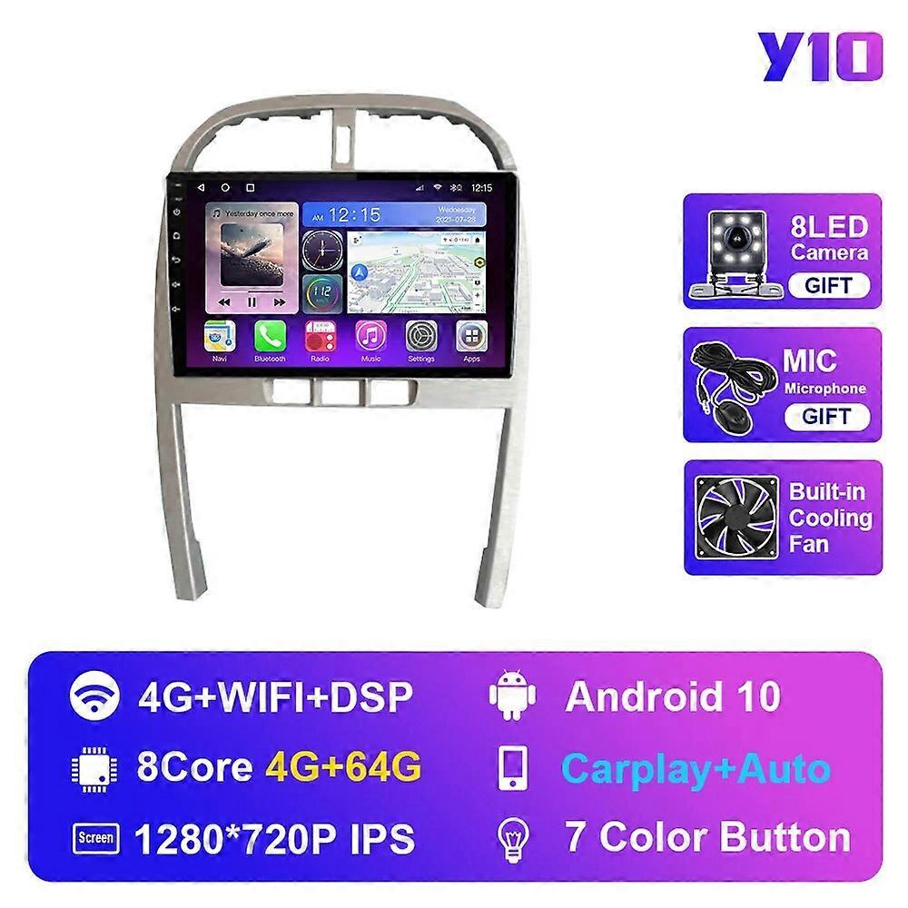 Car Radio Multimedia System For Chery Tiggo 3 2009-2013 Navigation GPS Stereo Auto AutoradioCarplay Audio Video Player