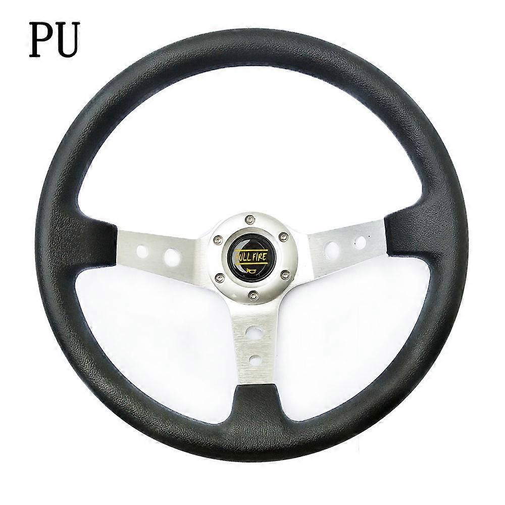 Volant universel en daim 350MM Volant en cuir Drift racing