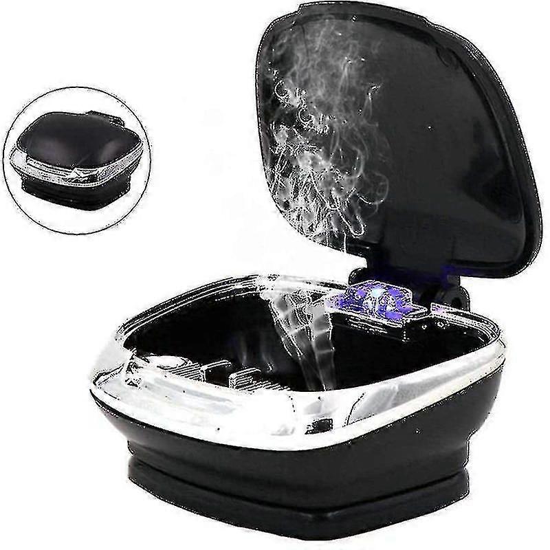 Innovative Car Ashtray, Led Lights Automobile Ashtray,black