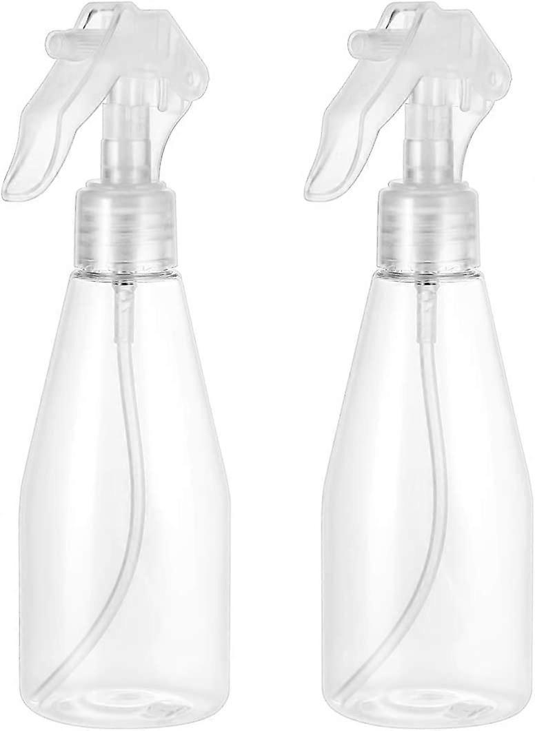 2 Pieces 200Ml Empty Clear Plastic Spray Bottle for Plants Watering