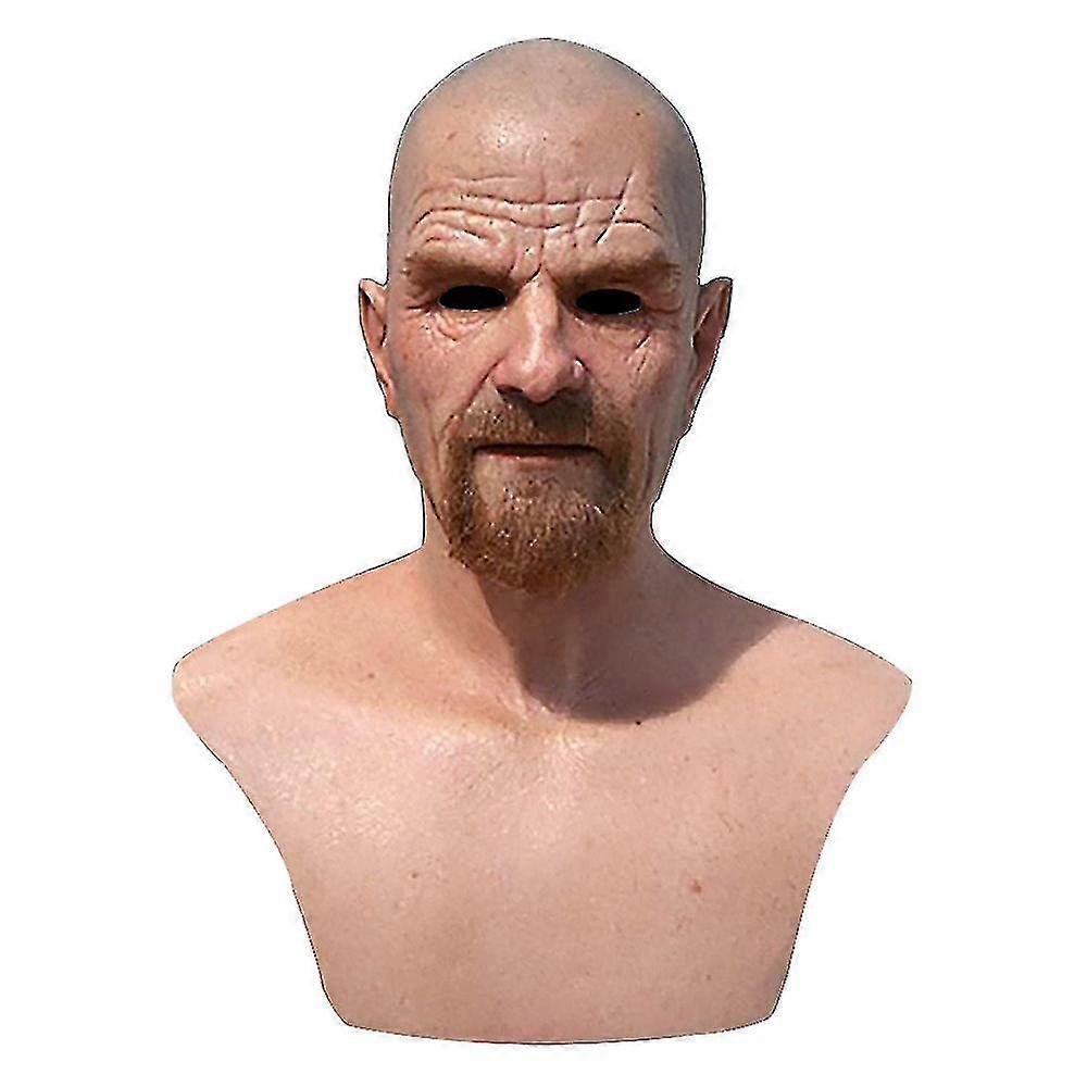 Latex Full Head Overhead Walter White Breaking Bad Halloween Cosplay Maske Ui