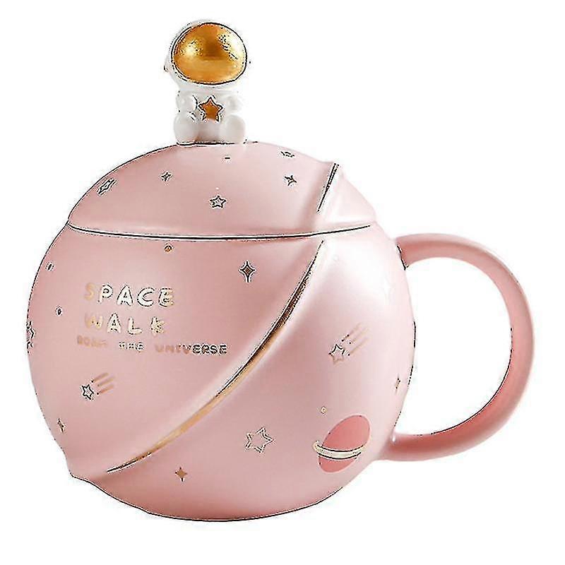 Astronaut Planet セラミックミルクカップ、クリエイティブホームドリンクカップ