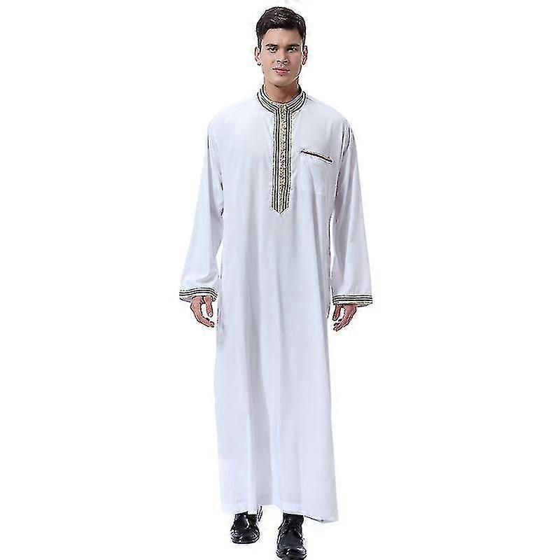 رجال اسلامي سعودي مسلم رداء طويل دبي عربي ثوب قفطان ملابس