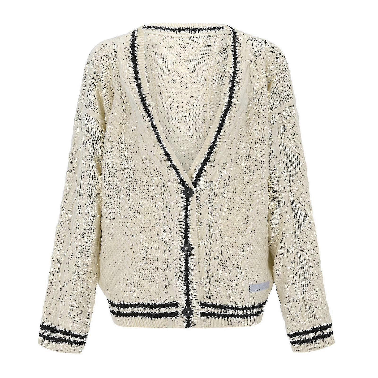 Gebreide gezellige vest - luie herfst trui jas